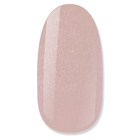 NiiZA Rubber Base Gel Glitter Peach 4ml