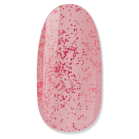 NiiZA Rubber Base Gel Glitter Rose 4ml NiiZA Rubber Base Gel Glitter Rose 4ml
